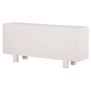 73718 ΜΠΟΥΦΕΣ ΣΕΙΡΑ SANTORINI HM18068 MDF ΣΕ ΥΠΟΛΕΥΚΟ ΧΡΩΜΑ-3 ΠΟΡΤΕΣ 140x38x64Υεκ.