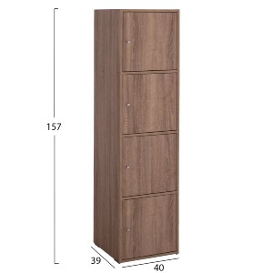 73721 ΝΤΟΥΛΑΠΙ SORIANO HM9940.11 SONAMA OAK ΜΕΛΑΜΙΝΗ 40x39-41x157Υεκ.
