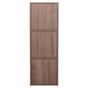 73734 ΝΤΟΥΛΑΠΙ ΜΕ 3 ΑΠΟΘ. ΧΩΡΟΥΣ SORIANO HM9939.11 SONAMA OAK ΜΕΛΑΜΙΝΗ 40x39x119Υεκ.