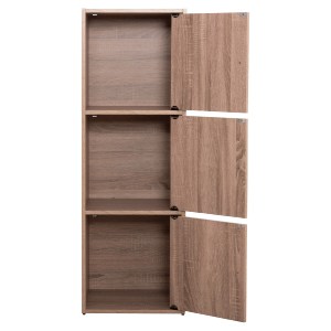73734 ΝΤΟΥΛΑΠΙ ΜΕ 3 ΑΠΟΘ. ΧΩΡΟΥΣ SORIANO HM9939.11 SONAMA OAK ΜΕΛΑΜΙΝΗ 40x39x119Υεκ.