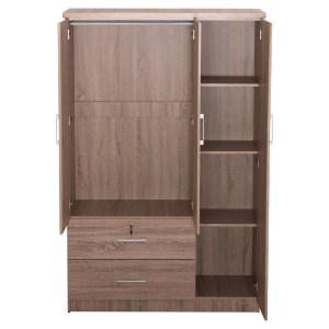 73740 ΝΤΟΥΛΑΠΑ ΜΕ ΚΑΘΡΕΦΤΗ & ΣΥΡΤΑΡΙΑ JARRY HM2485.11 SONAMA OAK ΜΕΛΑΜΙΝΗ 119x48x183Υεκ