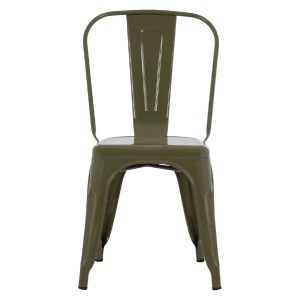 73780 ΚΑΡΕΚΛΑ ΜΕΤΑΛΛΙΚΗ MELITA HM8641.43 ΣΕ DARK OLIVE GREEN 43x50x82Υεκ.
