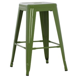 73783 ΣΚΑΜΠΟ ΜΕΣΑΙΟΥ ΥΨΟΥΣ ΜΕΤΑΛΛΙΚΟ MELITA HM8573.53 ΣΕ LIGHT OLIVE GREEN 43x43x67Υεκ.