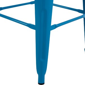 73784 ΣΚΑΜΠΟ ΜΠΑΡ ΜΕΤΑΛΛΙΚΟ MELITA HM8642.48 ΣΕ ΜΠΛΕ 43x43x78Υεκ.