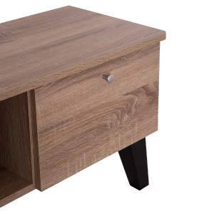 73787 ΕΠΙΠΛΟ ΤΗΛΕΟΡΑΣΗΣ IREN HM2481.01 ΜΕΛΑΜΙΝΗ ΣΕ SONAMA OAK-ΜΑΥΡΟ 120x32,5-34x41Yεκ.