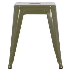 73799 ΣΚΑΜΠΟ ΜΕΤΑΛΛΙΚΟ MELITA HM0096.43 ΣΕ DARK OLIVE ΧΡΩΜΑ 39x39x46Υεκ.