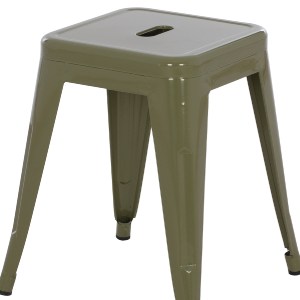 73799 ΣΚΑΜΠΟ ΜΕΤΑΛΛΙΚΟ MELITA HM0096.43 ΣΕ DARK OLIVE ΧΡΩΜΑ 39x39x46Υεκ.