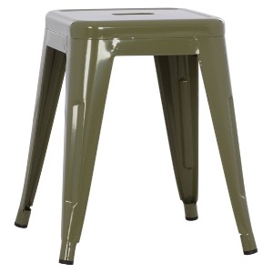73799 ΣΚΑΜΠΟ ΜΕΤΑΛΛΙΚΟ MELITA HM0096.43 ΣΕ DARK OLIVE ΧΡΩΜΑ 39x39x46Υεκ.