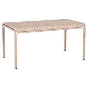 73950 ΤΡΑΠΕΖΙ ΑΛΟΥΜΙΝΙΟΥ RACHEL HM6339.04 ΣΑΜΠΑΝΙ 150x80x76Υεκ.
