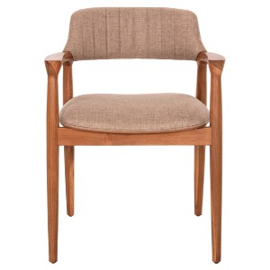 74136 ΠΟΛΥΘΡΟΝΑ JAMES HM18259 TEAK WOOD ΜΕ ΣΑΜΠΑΝΙ ΥΦΑΣΜΑ 57x52x76Υεκ.