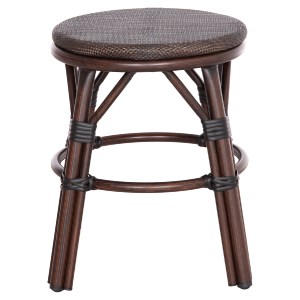 74140 ΣΚΑΜΠΟ ΑΛΟΥΜΙΝΙΟΥ CHINO HM6285.01 BAMBOO LOOK ΚΑΦΕ-TEXTILENE ΚΑΦΕ Φ36x46Υεκ.