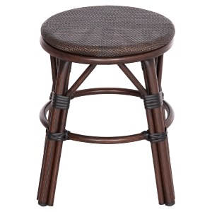 74140 ΣΚΑΜΠΟ ΑΛΟΥΜΙΝΙΟΥ CHINO HM6285.01 BAMBOO LOOK ΚΑΦΕ-TEXTILENE ΚΑΦΕ Φ36x46Υεκ.