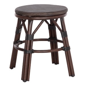74140 ΣΚΑΜΠΟ ΑΛΟΥΜΙΝΙΟΥ CHINO HM6285.01 BAMBOO LOOK ΚΑΦΕ-TEXTILENE ΚΑΦΕ Φ36x46Υεκ.