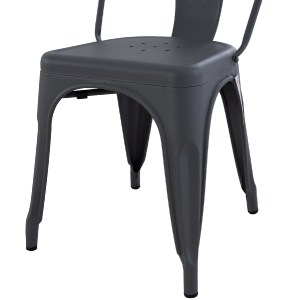 74149 ΚΑΡΕΚΛΑ ΜΕΤΑΛΛΙΚΗ MELITA-PRO HM8641.50 ΓΚΡΙ 44x47x84.5Υεκ.