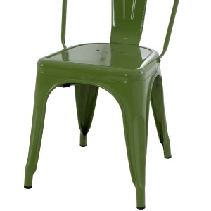 74150 ΚΑΡΕΚΛΑ ΜΕΤΑΛΛΙΚΗ MELITA-PRO HM8641.53 LIGHT OLIVE GREEN 44x47x84.5Υεκ.