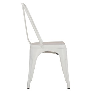 74151 ΚΑΡΕΚΛΑ ΜΕΤΑΛΛΙΚΗ MELITA-PRO HM8641.41 ΛΕΥΚΟ ΜΑΤ 44x47x84.5Υεκ.