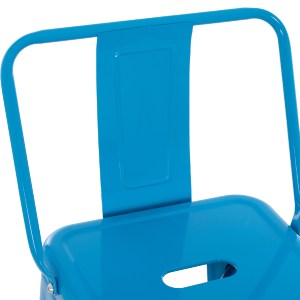 74156 ΣΚΑΜΠΟ BAR-PRO ME ΠΛΑΤΗ ΜΕΤΑΛΛΙΚΟ MELITA HM8643.48 ΜΠΛΕ 42x42x100Υεκ.