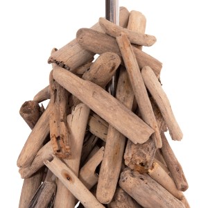 74167 ΕΠΙΤΡΑΠΕΖΙΟ ΦΩΤΙΣΤΙΚΟ TWIGGY HM4423 DRIFTWOOD & ΛΕΥΚΟ ΚΑΠΕΛΟ Φ35x61Υεκ.