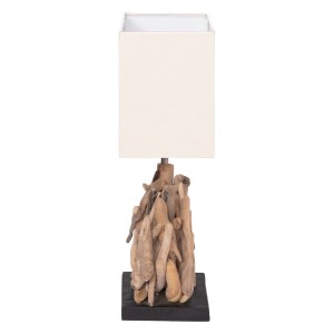 74168 ΕΠΙΤΡΑΠΕΖΙΟ ΟΡΘΟΓΩΝΙΟ ΦΩΤΙΣΤΙΚΟ TWIGGY HM4424 DRIFTWOOD & ΛΕΥΚΟ ΚΑΠΕΛΟ 35.5x15x47Υεκ.