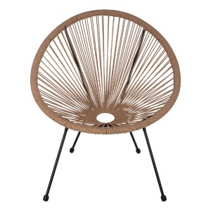 74187 ΣΕΤ ΕΞΩΤΕΡΙΚΟΥ ΧΩΡΟΥ 3ΤΜΧ ACAPULCO HM21100 TWISTED WICKER-ΜΕΤΑΛΛΟ