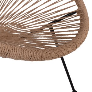 74187 ΣΕΤ ΕΞΩΤΕΡΙΚΟΥ ΧΩΡΟΥ 3ΤΜΧ ACAPULCO HM21100 TWISTED WICKER-ΜΕΤΑΛΛΟ