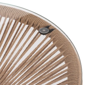74187 ΣΕΤ ΕΞΩΤΕΡΙΚΟΥ ΧΩΡΟΥ 3ΤΜΧ ACAPULCO HM21100 TWISTED WICKER-ΜΕΤΑΛΛΟ