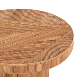 74221 ΤΡΑΠΕΖΙ ΤΡΑΠΕΖΑΡΙΑΣ GATSBY HM9884 ΦΥΣΙΚΟ RATTAN ΣΕ ΦΥΣΙΚΟ ΧΡΩΜΑ Φ120x76Υεκ.