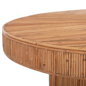 74221 ΤΡΑΠΕΖΙ ΤΡΑΠΕΖΑΡΙΑΣ GATSBY HM9884 ΦΥΣΙΚΟ RATTAN ΣΕ ΦΥΣΙΚΟ ΧΡΩΜΑ Φ120x76Υεκ.