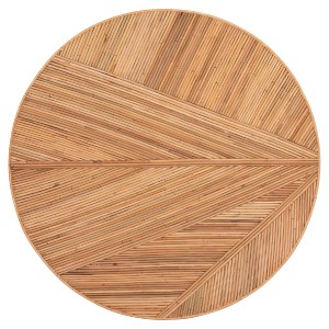 74221 ΤΡΑΠΕΖΙ ΤΡΑΠΕΖΑΡΙΑΣ GATSBY HM9884 ΦΥΣΙΚΟ RATTAN ΣΕ ΦΥΣΙΚΟ ΧΡΩΜΑ Φ120x76Υεκ.