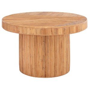 74221 ΤΡΑΠΕΖΙ ΤΡΑΠΕΖΑΡΙΑΣ GATSBY HM9884 ΦΥΣΙΚΟ RATTAN ΣΕ ΦΥΣΙΚΟ ΧΡΩΜΑ Φ120x76Υεκ.