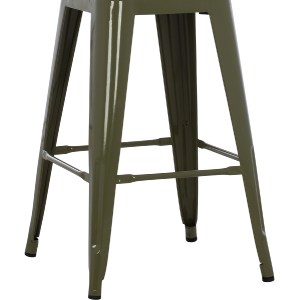 74231 ΣΚΑΜΠΟ ΜΕΣΑΙΟΥ ΥΨΟΥΣ ΜΕΤΑΛΛΙΚΟ MELITA-PRO HM8573.43 DARK OLIVE GREEN 43x43x67Υεκ.