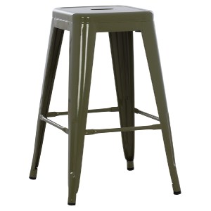74231 ΣΚΑΜΠΟ ΜΕΣΑΙΟΥ ΥΨΟΥΣ ΜΕΤΑΛΛΙΚΟ MELITA-PRO HM8573.43 DARK OLIVE GREEN 43x43x67Υεκ.