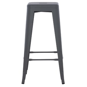 74232 ΣΚΑΜΠΟ ΜΠΑΡ ΜΕΤΑΛΛΙΚΟ MELITA-PRO HM8642.50 ΣΕ ΓΚΡΙ 43x43x78Υεκ.