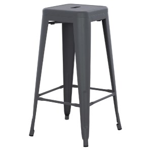 74232 ΣΚΑΜΠΟ ΜΠΑΡ ΜΕΤΑΛΛΙΚΟ MELITA-PRO HM8642.50 ΣΕ ΓΚΡΙ 43x43x78Υεκ.