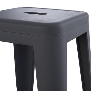 74232 ΣΚΑΜΠΟ ΜΠΑΡ ΜΕΤΑΛΛΙΚΟ MELITA-PRO HM8642.50 ΣΕ ΓΚΡΙ 43x43x78Υεκ.
