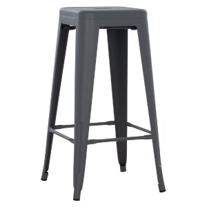 74232 ΣΚΑΜΠΟ ΜΠΑΡ ΜΕΤΑΛΛΙΚΟ MELITA-PRO HM8642.50 ΣΕ ΓΚΡΙ 43x43x78Υεκ.