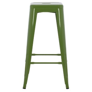 74233 ΣΚΑΜΠΟ ΜΠΑΡ ΜΕΤΑΛΛΙΚΟ MELITA-PRO HM8642.53 ΣΕ LIGHT OLIVE GREEN 43x43x78Υεκ.
