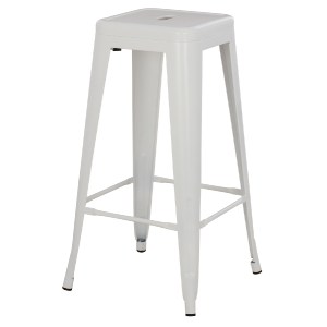 74234 ΣΚΑΜΠΟ ΜΠΑΡ ΜΕΤΑΛΛΙΚΟ MELITA-PRO HM8642.41 ΣΕ ΛΕΥΚΟ ΜΑΤ 43x43x78Υεκ.