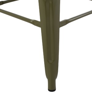 74235 ΣΚΑΜΠΟ ΜΠΑΡ ΜΕΤΑΛΛΙΚΟ MELITA-PRO HM8642.43 ΣΕ DARK OLIVE 43x43x78Υεκ.