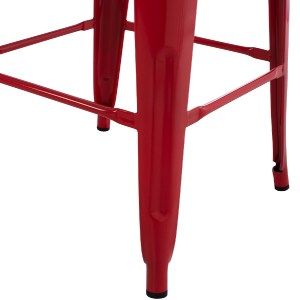 74236 ΣΚΑΜΠΟ ΜΠΑΡ ΜΕΤΑΛΛΙΚΟ MELITA-PRO HM8642.44 ΣΕ ΚΟΚΚΙΝΟ 43x43x78Υεκ.