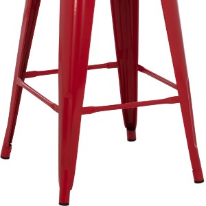 74237 ΣΚΑΜΠΟ ΜΕΣΑΙΟΥ ΥΨΟΥΣ ΜΕΤΑΛΛΙΚΟ MELITA-PRO HM8573.44 ΚΟΚΚΙΝΟ 43x43x67Υεκ.