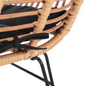 74254 ΣΕΤ ΣΑΛΟΝΙ ΕΞΩΤΕΡΙΚΟΥ ΧΩΡΟΥ 4ΤΜΧ ALLEGRA HM21052 WICKER-ΜΕΤΑΛΛΟ