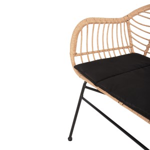 74254 ΣΕΤ ΣΑΛΟΝΙ ΕΞΩΤΕΡΙΚΟΥ ΧΩΡΟΥ 4ΤΜΧ ALLEGRA HM21052 WICKER-ΜΕΤΑΛΛΟ