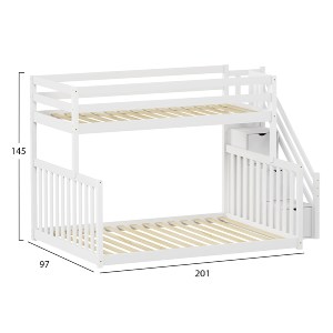 74273 ΠΑΙΔΙΚH ΚΟΥΚΕΤΑ τ.MONTESSORI BEAMER HM711.03 ΞΥΛΟ ΠΕΥΚΟΥ ΣΕ ΛΕΥΚΟ-ΣΤΡΩΜΑΤΑ 90-140x190εκ