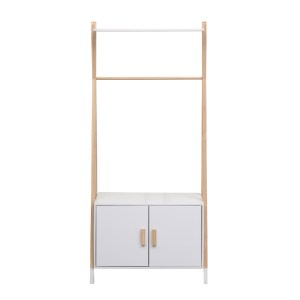 74281 ΚΡΕΜΑΣΤΡΑ ΠΑΙΔΙΚH ΜΕ ΝΤΟΥΛΑΠΙ PASCHAL HM2495.03 ΜΕΛΑΜΙΝΗ-ΞΥΛΟ ΠΕΥΚΟΥ 76x44x170Υεκ