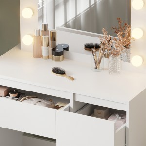 74284 ΤΟΥΑΛΕΤΑ ΜΕ ΦΩΤΙΣΜΟ LED & ΣΥΡΤΑΡΙΑ KEITLIN HM2499.03 ΜΕΛΑΜΙΝΗ ΣΕ ΛΕΥΚΟ 80x40x140Υεκ.