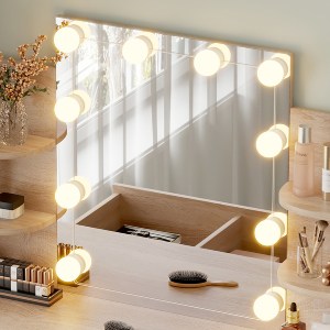 74297 ΤΟΥΑΛΕΤΑ ΜΕ ΦΩΤΙΣΜΟ LED-ΡΑΦΙΑ-ΣΥΡΤΑΡΙΑ LAURYN HM2502.01 SONAMA 101.8x40x139.5Υεκ