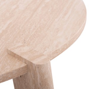 74307 ΣΕΤ 2ΤΜΧ ΤΡΑΠΕΖΙΑ ΣΑΛΟΝΙΟΥ EQUIL HM9943.01 MDF ΜΕ ΜΕΛΑΜΙΝΗ-ΦΥΣΙΚΟ 66x66εκ + 87x87εκ