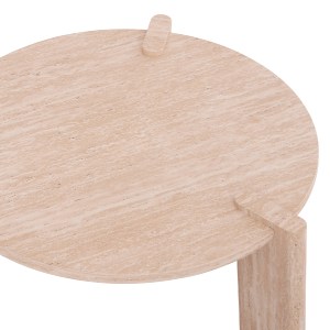 74307 ΣΕΤ 2ΤΜΧ ΤΡΑΠΕΖΙΑ ΣΑΛΟΝΙΟΥ EQUIL HM9943.01 MDF ΜΕ ΜΕΛΑΜΙΝΗ-ΦΥΣΙΚΟ 66x66εκ + 87x87εκ