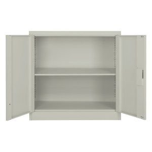 74325 ΝΤΟΥΛΑΠΑ ΜΕΤΑΛΛΙΚΗ HM5960.01 ΜΕ 2 ΑΠΟΘΗΚΕΥΤΙΚΟΥΣ ΧΩΡΟΥΣ ΓΚΡΙ 90Χ40Χ90Υεκ.